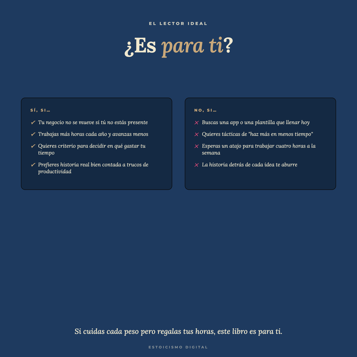 El Tiempo como Capital — vista 5
