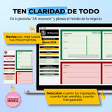 Plantilla Gestión de Emprendimiento en Google Sheets mostrando panel de ingresos, gastos y tareas del negocio (vista 3) — vista 3