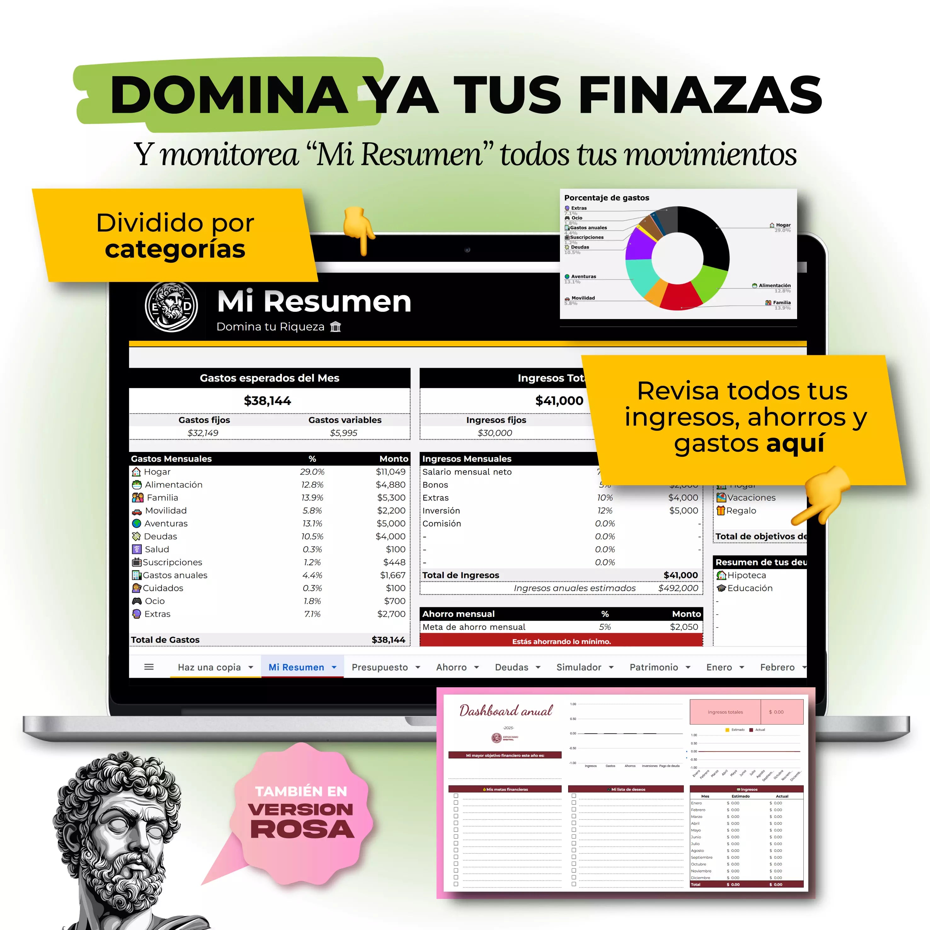 Planificador Finanzas Mensual