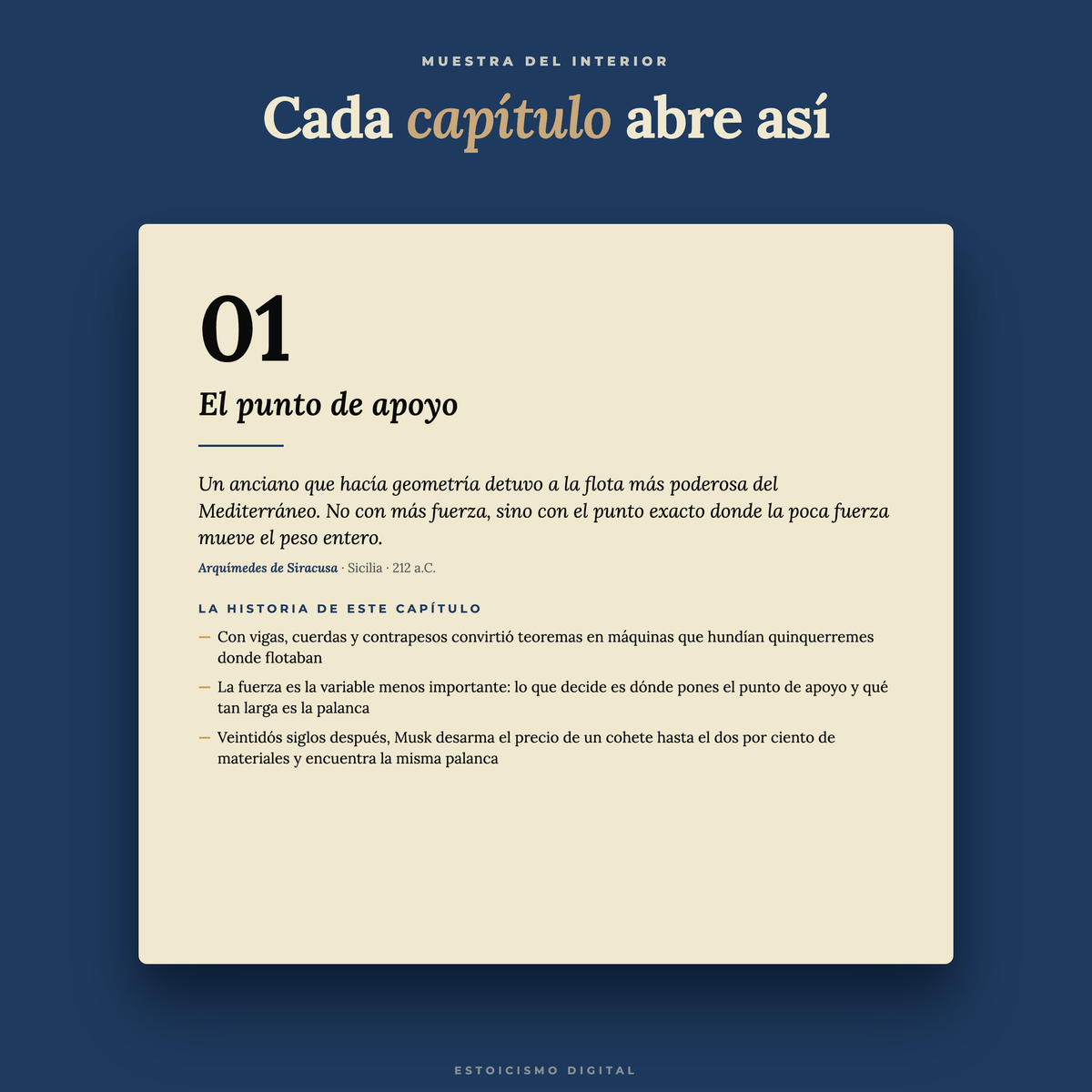 El Tiempo como Capital — vista 4