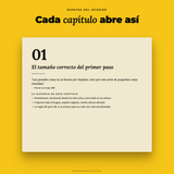Muestra del interior: cómo abre cada capítulo, con cita y bullets — vista 4